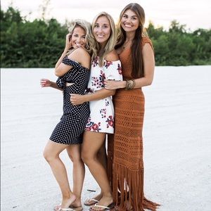 Pretty Little Thing tie front dress